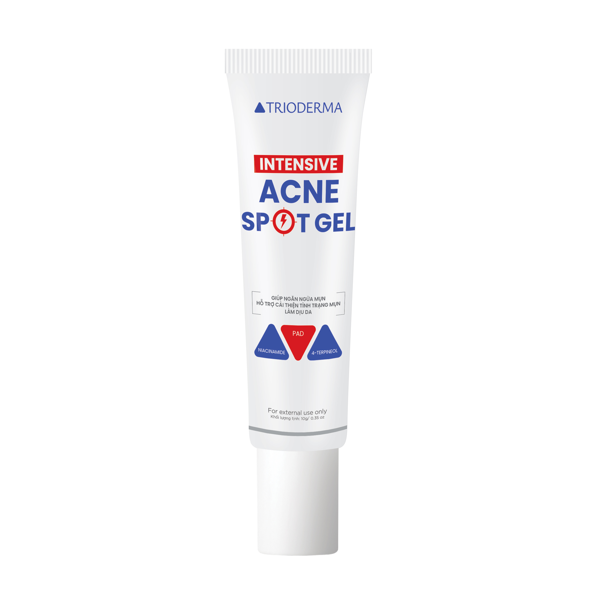 Gel hỗ trợ chấm mụn viêm và cải thiện làn da Trioderma Intensive Acne Spot Gel