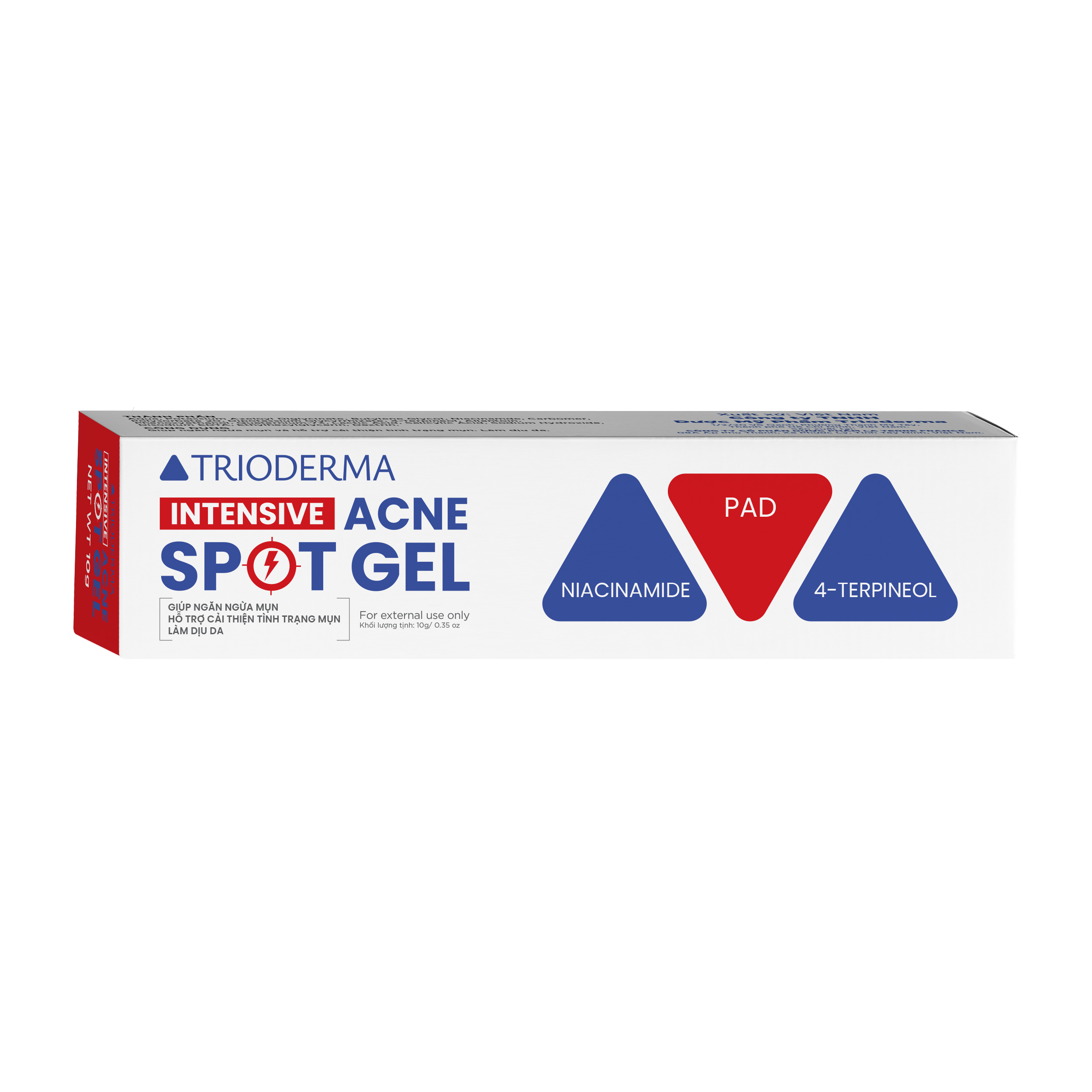 Gel hỗ trợ chấm mụn viêm và cải thiện làn da Trioderma Intensive Acne Spot Gel