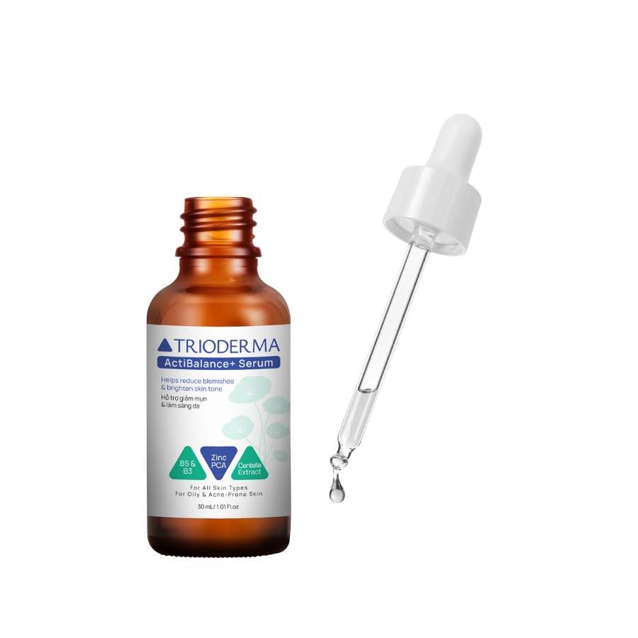 Serum hỗ trợ giảm mụn và làm sáng da Trioderma ActiBalance+ Serum